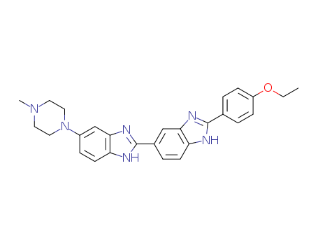 2'-(4'-ethoxyphenyl)-5-(4-methylpiperazin-1-yl)-2,5'-bis-1H-benzimidazole trihydrochloride trihydrate