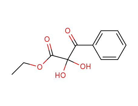 Molecular Structure of 134390-45-7 (3-phenyl-2,2-dihydroxy-3-oxopropionic acid ethyl ester)