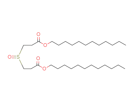 Molecular Structure of 17243-14-0 (didodecyl 3,3'-sulphinylbispropionate)