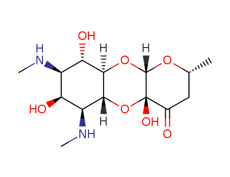 4H-Pyrano[2,3-b][1,4]benzodioxin-4-one,decahydro-4a,7,9-trihydroxy-2-methyl-6,8-bis(methylamino)-,(2R,4aR,5aR,6S,7S,8R,9S,9aR,10aS)-