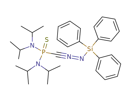 Molecular Structure of 116889-37-3 (C-<bis(diisopropylamino)thiophosphoranyl>-N-(triphenylsilyl)nitrilimine)