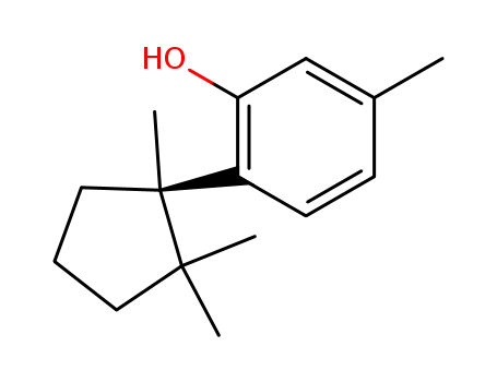 Molecular Structure of 252285-40-8 ((+)-3-hydroxycuparene)