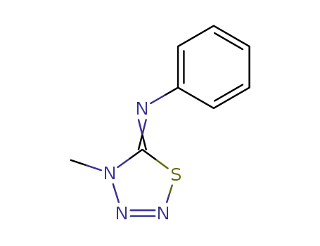 Benzenamine, N-(4-methyl-1,2,3,4-thiatriazol-5(4H)-ylidene)-
