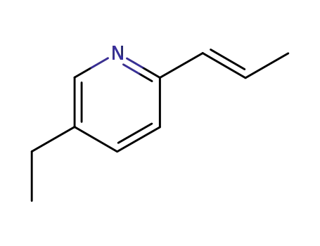 Molecular Structure of 26091-14-5 (5-ethyl-2-propenyl-pyridine)