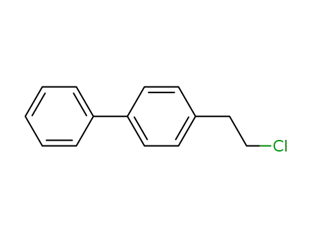 Molecular Structure of 37729-56-9 (1,1'-Biphenyl, 4-(2-chloroethyl)-)