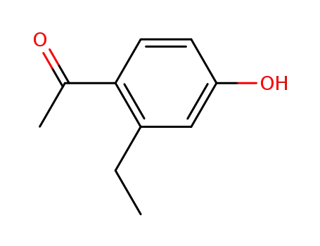 Molecular Structure of 103323-98-4 (1-(2-ethyl-4-hydroxy-phenyl)-ethanone)