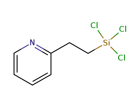 Molecular Structure of 17082-69-8 (2-[2-(TRICHLOROSILYL)ETHYL]PYRIDINE)