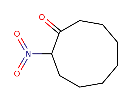 Molecular Structure of 13154-29-5 (Cyclononanone, 2-nitro-)