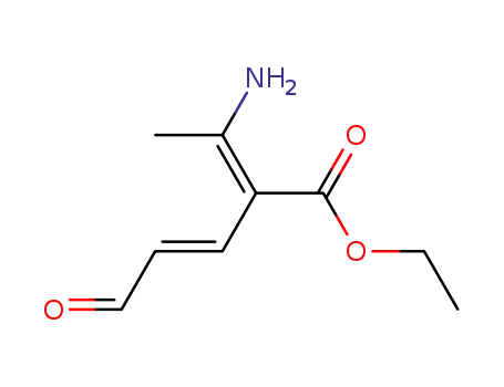 2-((<i>Z</i>)-1-amino-ethyliden)-5-oxo-pent-3<i>t</i>-enoic acid ethyl ester