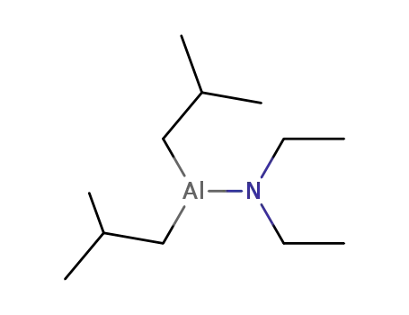 Molecular Structure of 18190-32-4 (Aluminum, (N-ethylethanaminato)bis(2-methylpropyl)-)
