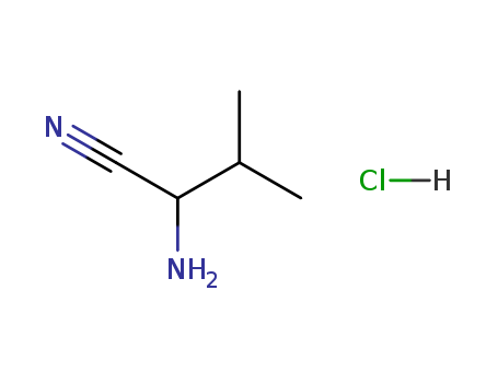 Butanenitrile, 2-amino-3-methyl-, monohydrochloride