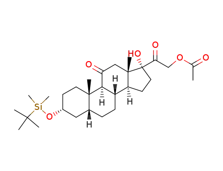 (3α,5β)-21-(Acetyloxy)-3-[[(1,1-diMethylethyl)diMethylsilyl]oxy]-17-hydroxy-pregnane-11,20-dione