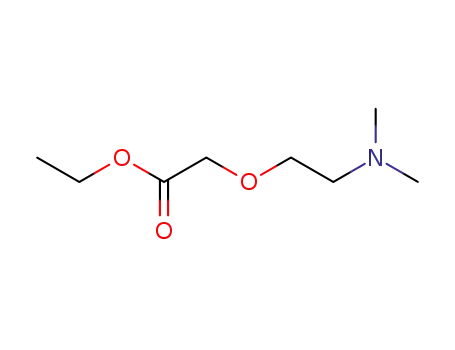 Molecular Structure of 62004-98-2 (Acetic acid, [2-(dimethylamino)ethoxy]-, ethyl ester)