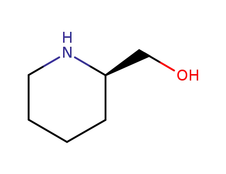 Molecular Structure of 3197-44-2 ((R)-Piperidin-2-ylMethanol)