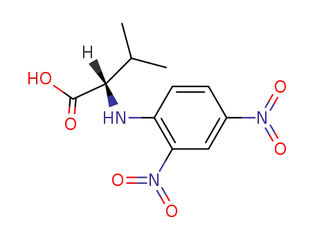 Molecular Structure of 1694-97-9 (N-(2,4-DINITROPHENYL)-L-VALINE)