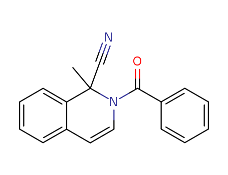 2-Benzoyl-1,2-dihydro-1-methyl-1-isoquinolinecarbonitrile