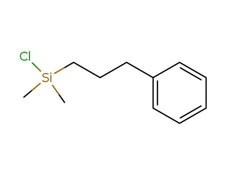 Molecular Structure of 17146-09-7 (CHLORODIMETHYL(3-PHENYLPROPYL)SILANE)