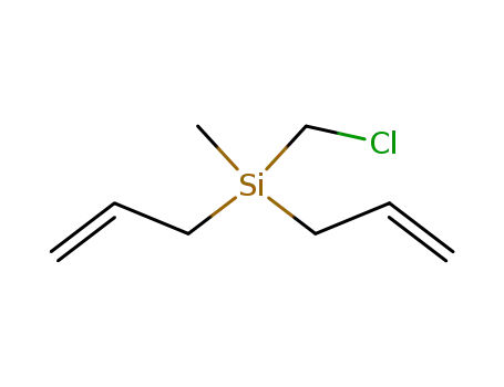 Molecular Structure of 83622-79-1 ((chloromethyl)(methyl)diprop-2-en-1-ylsilane)