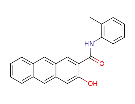 2-Anthracenecarboxamide, 3-hydroxy-N-(2-methylphenyl)-