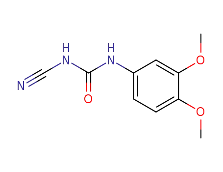 Molecular Structure of 68319-88-0 (3-cyano-1-(3,4-dimethoxyphenyl)urea)