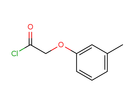 Molecular Structure of 40926-72-5 ((3-methylphenoxy)acetyl chloride)