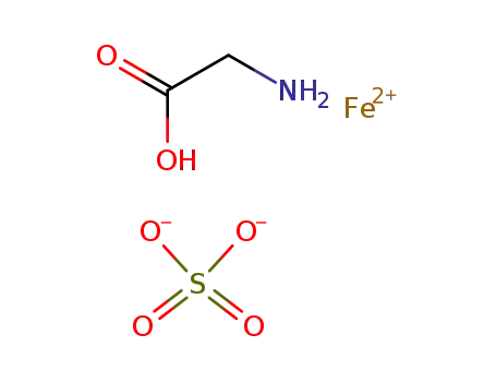 Molecular Structure of 17169-60-7 (hydrogen (glycinato-N,O)[sulphato(2-)-O,O']ferrate(1-))