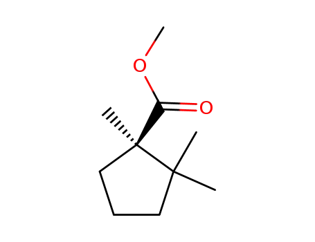 Molecular Structure of 54812-11-2 (methyl 1,2,2-trimethylcyclopentanecarboxylate)