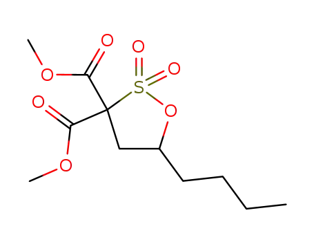 5-butyl-3,3-(methoxycarbonyl)-1,2-oxathiole 2,2-dioxide