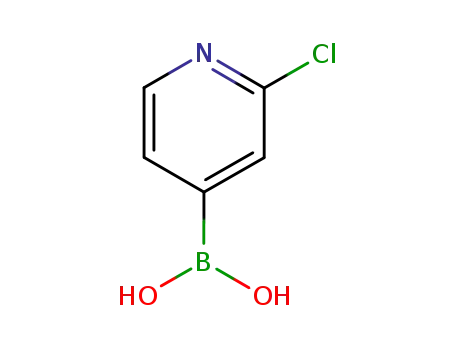Molecular Structure of 458532-96-2 (2-Chloro-4-pyridylboronic acid)
