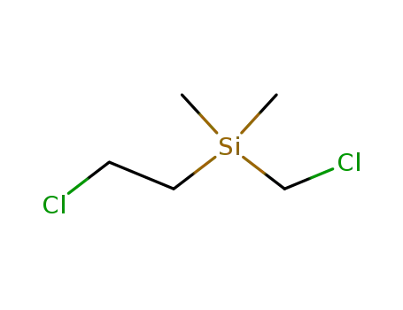 Molecular Structure of 86392-92-9 ((2-chloroethyl)(chloromethyl)dimethylsilane)
