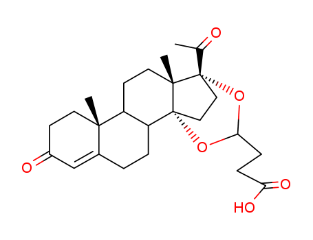 4,4-((3,20-Dioxopregn-4-ene-14,17-diyl)dioxy)butyric acid