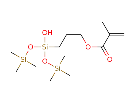 Molecular Structure of 83692-44-8 (methacryloxypropylbis(trimethylsiloxy)silanolmethacryloxypropyltris(trimethylsiloxy)silane mixture)