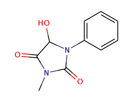 2,4-Imidazolidinedione, 5-hydroxy-3-methyl-1-phenyl-