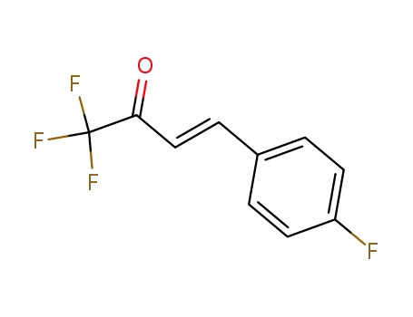 Molecular Structure of 101048-46-8 ((E)-1,1,1-trifluoro-4-(p-fluorophenyl)-3-buten-1-one)