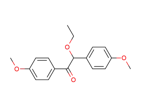 Molecular Structure of 23659-80-5 (2-ethoxy-4'-methoxy-2-(p-methoxyphenyl)acetophenone)