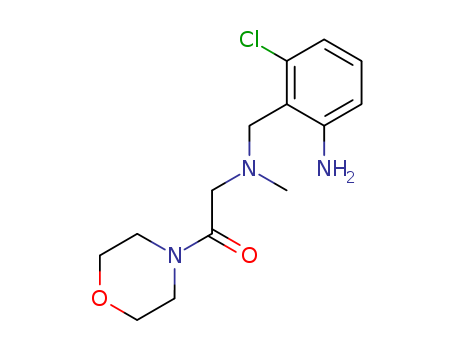 Ethanone,2-[[(2-amino-6-chlorophenyl)methyl]methylamino]-1-(4-morpholinyl)-