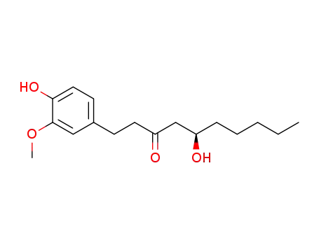 Molecular Structure of 1391-73-7 (gingerol)