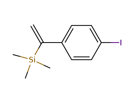 Molecular Structure of 94397-82-7 ([1-(4-Iodo-phenyl)-vinyl]-trimethyl-silane)