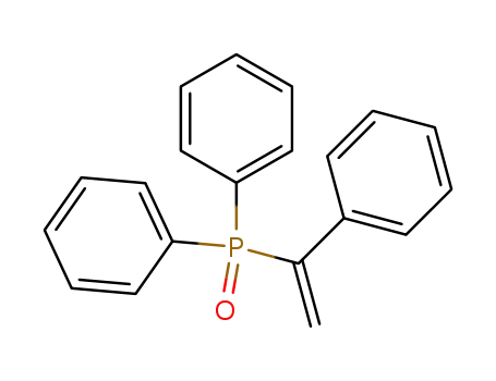 Molecular Structure of 17621-01-1 (Phosphine oxide, diphenyl(1-phenylethenyl)-)