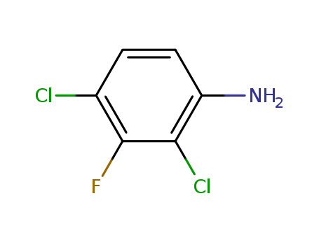 Benzenamine,2,4-dichloro-3-fluoro- 443-93-6