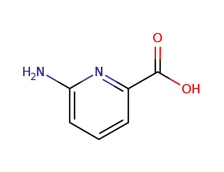Molecular Structure of 23628-31-1 (6-Aminopyridine-2-carboxylic acid)