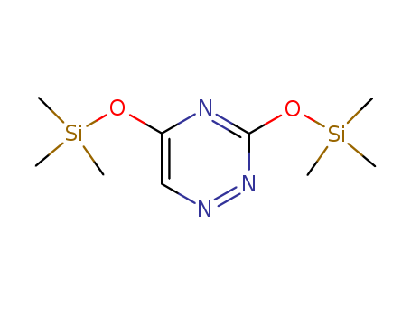 trimethyl-[(3-trimethylsilyloxy-1,2,4-triazin-5-yl)oxy]silane