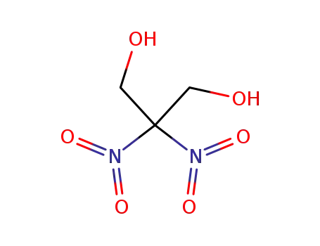 Molecular Structure of 2736-80-3 (2,2-dinitropropane-1,3-diol)