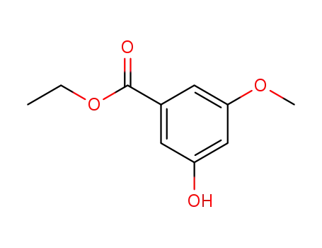 Molecular Structure of 84542-51-8 (3-hydroxy-5-methoxybenzoic acid ethyl ester)