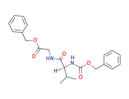 Molecular Structure of 57294-39-0 (Glycine, N-[N-[(phenylmethoxy)carbonyl]-L-valyl]-, phenylmethyl ester)