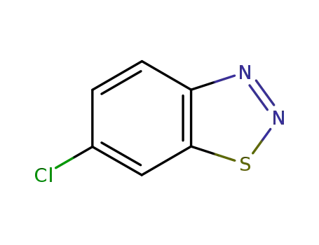 Molecular Structure of 23644-01-1 (1,2,3-BENZOTHIADIAZOLE, 6-CHLORO-)