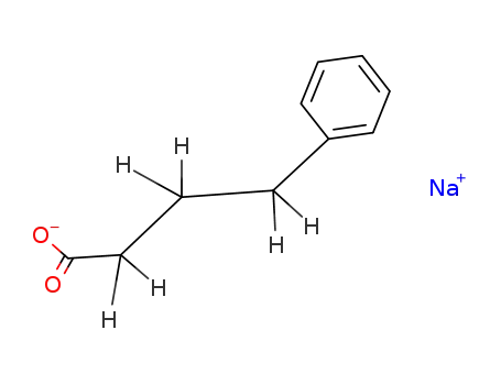Molecular Structure of 1716-12-7 (Sodium 4-phenylbutyrate)