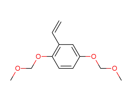 Molecular Structure of 105475-50-1 (2,5-bis-methoxymethoxy-styrene)