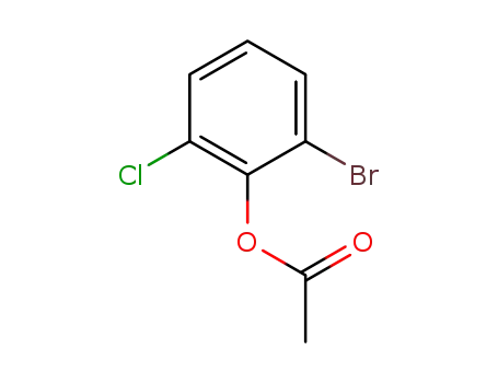 Molecular Structure of 102932-04-7 (2-bromo-6-chlorophenyl acetate)