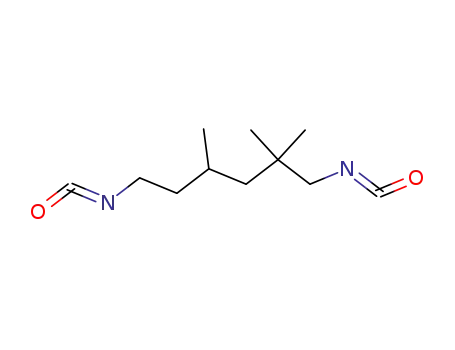 Molecular Structure of 16938-22-0 (2,2,4-trimethylhexa-1,6-diyl diisocyanate)